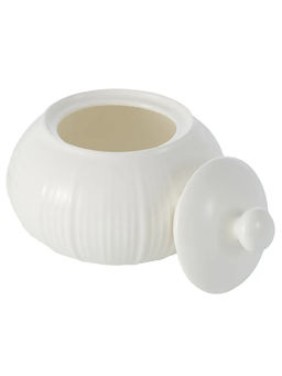 43465 GIPFEL Сахарница ELEGIA 250 мл. Материал: костяной фарфор. Цвет: белый.