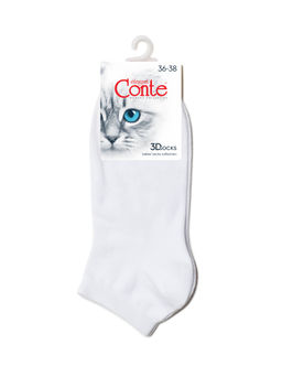 Цена за 2 пары Носки короткие Conte Elegant, белый  фото 4