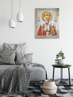 Набор для творчества Алмазная мозаика арт. 59819 / 16 СВЯТОЙ НИКОЛАЙ размер: 40*50 см - Феникс+ фото 3