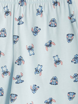 Stitch Bask?l? Kad?n ?ort Pijama Alt? - Waikiki фото 3