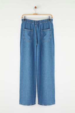 Mavi More Sustainable %100 Tencel Beli Lastikli Yuksek Bel Jeans TWOSS25JE00293 - Trendyolmilla фото 6