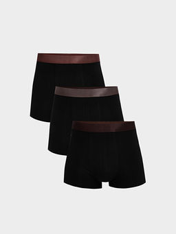 Standart Kal?p Pamuklu Esnek Erkek Boxer 3l?