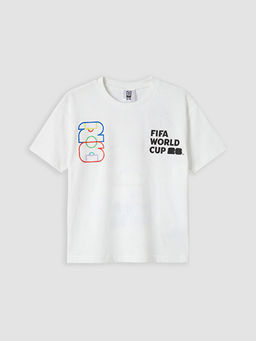 F?fa 2026 D?nya Kupas? Bask?l? Erkek ?ocuk Ti??rt