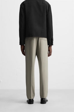 COMFORT FIT JOGGER WAIST TROUSERS - Zara фото 3