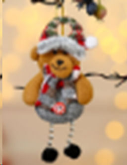 Новогоднее украшение Мишка / B-C209 /уп 100/