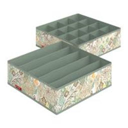 Набор органайзеров для белья, 2 шт., без крышки, 32*32*10 см, BOHO, шт - Valiant фото 6