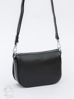 Сумка женская кожаная 1028C black Polina&Eiterou