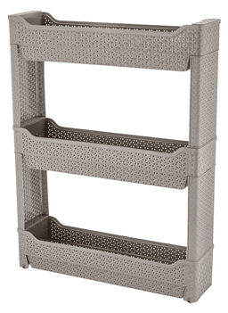 Этажерка узкая 3-полки Wenge узкая, арт. 2213077