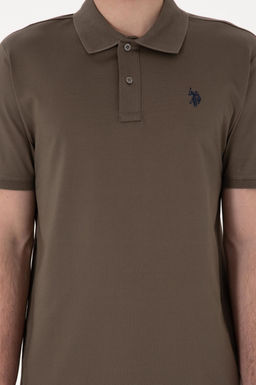 Erkek Regular Fit Polo Yaka Vizon Basic Ti__rt Sepette S_rpriz _ndirim - U.s. polo assn фото 6