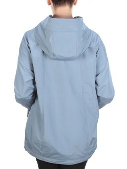 FY-221 GRAY/BLUE Ветровка женская АЛИСА (65% хлопок, 35% полиэстер) - Фабричный китай фото 4