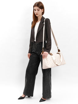 LACCOMA сумка AC89100-фигурки кремовый эко кожа  фото 2