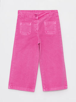 Beli Lastikli Basic Gabardin K?z Bebek Pantolon