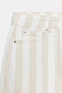 JEANS ZW COLLETION TAPERED TIRO MEDIO RAYAS / Crudo medio - Zara фото 7