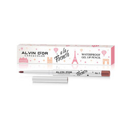 Alvin Dor A LA FRENCH ALF-23 Карандаш для губ Waterproof gel lip pencil тон 01 cordovan бордовый