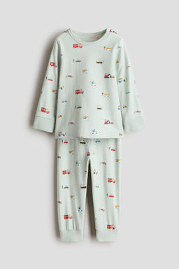 Pijama estampado de algod?n