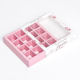 Коробка под 16 конфет , Самой любимой 17,7 х 17,7 х 3,8 см - UPAK LAND фото 4