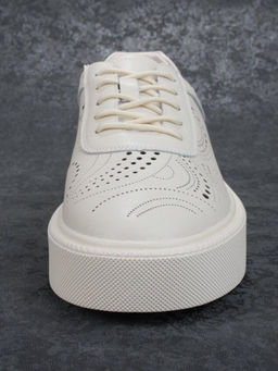 05-PDD166-1 BEIGE Кроссовки женские (натуральная кожа)