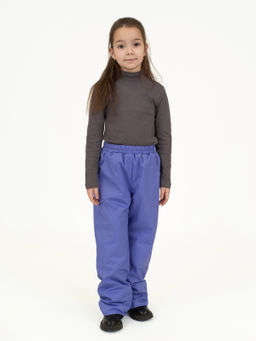 Брюки на поясе сиреневые 10-021 (146, 72)