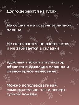 Блеск для губ 06 Тёмный нюд SIBERINA