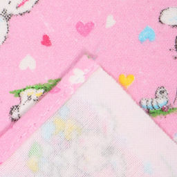 Пеленка Крошка Я Зайчата, 90*120 см, 100 хлопок, фланель  фото 3