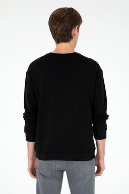 Мужской черный базовый свитшот Неожиданная скидка в корзине - U.s. polo assn фото 5