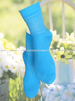 Цена за 5 пар.5 ПАР - ЮстаТекс носки женские 2с5 хлопок с лайкрой - 5 ПАР