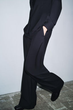 100% WOOL TROUSERS ZW COLLECTION - Zara фото 5