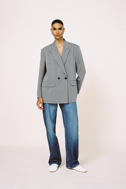 Z1975 REGULAR FIT HIGH-WAIST LONG LENGTH JEANS - Zara фото 6