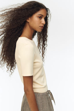 Camiseta de punto fino - H&m фото 9