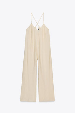 FLOWY TEXTURED JUMPSUIT - Zara фото 13
