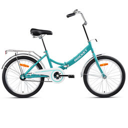 Велосипед 20" Rocket City Fold 20, цвет бирюзовый, размер 13,5"