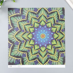 Цена за 5 шт. Бумага для скрапбукинга двусторонняя Эклектика серебро и мехенди, плотн 180 г 30.5?32 см