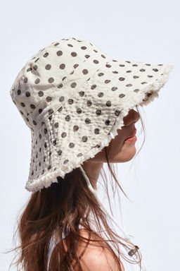 POLKA DOT BUCKET HAT - Zara фото 2