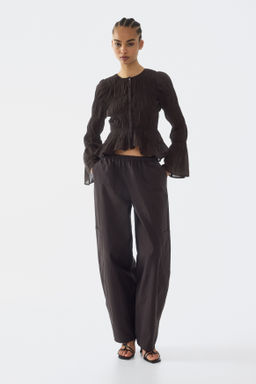 Blusa fruncida de algod?n - H&m фото 6