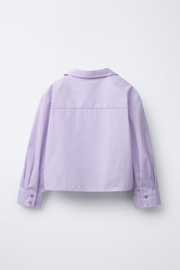 STRIPED POPLIN SHIRT AND RIBBED T-SHIRT PACK CHAMPION ® X ZARA  фото 3