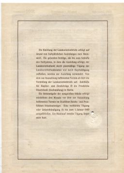 Облигация 4,5% 1000 рейхсмарок 1937 года Германия