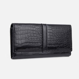 Кошелёк на магнитах, цвет чёрный