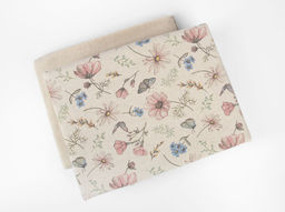 24С175-ШР/у/уп.кор. 225*220 КПБ "Цветочный узор" цв. 1 рис. 197