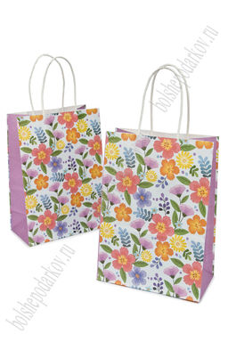 Пакет крафтовый с рисунком 15*21*8 см (12 шт) SF-7177, №3