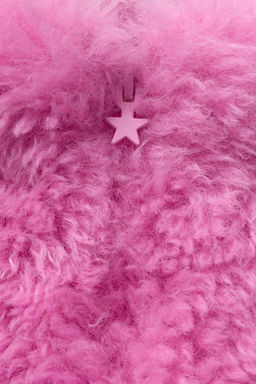 FAUX FUR HOODED JACKET - Zara фото 7