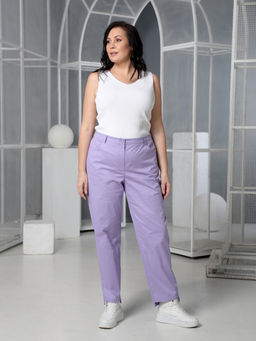 25240 Брюки сиреневый - Dizzyway фото 2