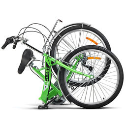 Велосипед 24" Rocket City Fold S 24, цвет зеленый, размер 16"