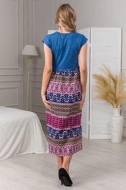 Сарафан женский из кулирки Лисандра индиго - Амадэль фото 7