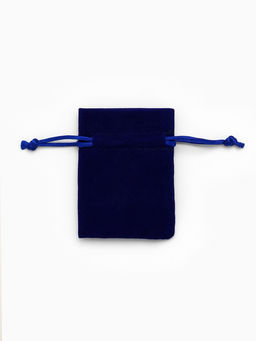 Набор бархатных подарочных мешочков 50 шт. «Классика», 6×8 см, синий