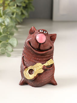 Фигурка «Кот с гитарой», 8.5×5.5×4 см, МИКС