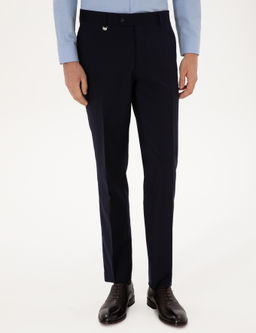 Lacivert Slim Fit Kuma_ Pantolon