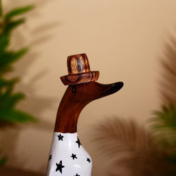 Сувенир «Утка в звёздочках», 27 см, дерево