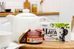 Чайный напиток целебная Чага Алтая с лимонником Алфит 3545