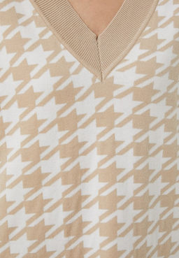 Жилет с орнаментом гусиные лапки - Incity фото 24