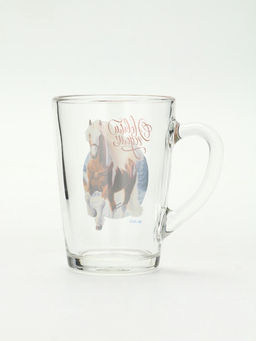 Кружка новогодняя стеклянная «С Новым годом. Лошадь», 300 мл